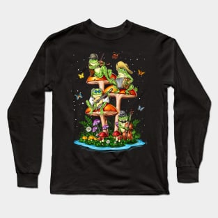 Mushroom Frogs Long Sleeve T-Shirt